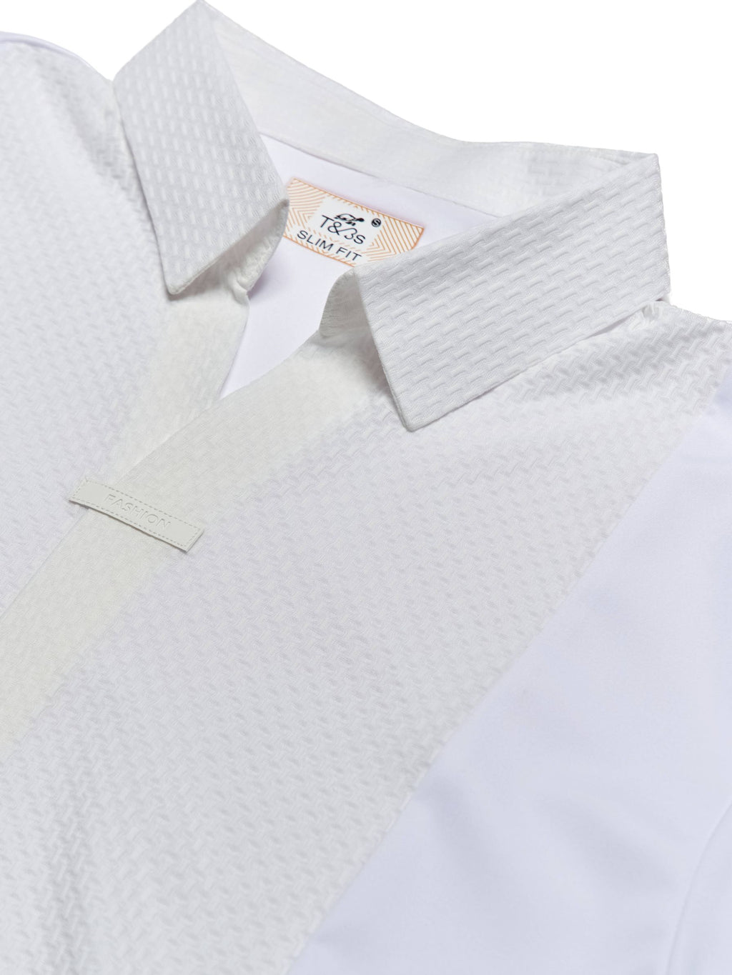 T&3s AeroFlex Contrast Performance Polo - White