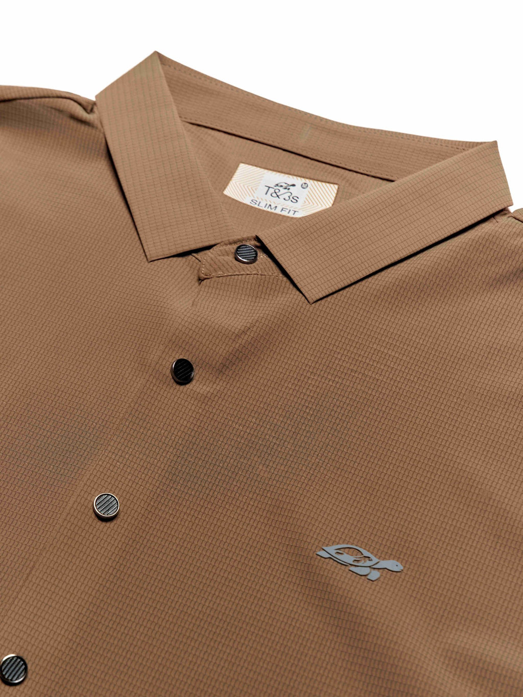 T&3s AeroFlex Performance Stretch Shirt – Dessert Storm Brown