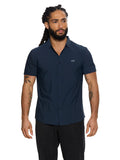 T&3s AeroFlex Performance Stretch Shirt – Navy Blue