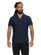 T&3s AeroFlex Performance Stretch Shirt – Navy Blue