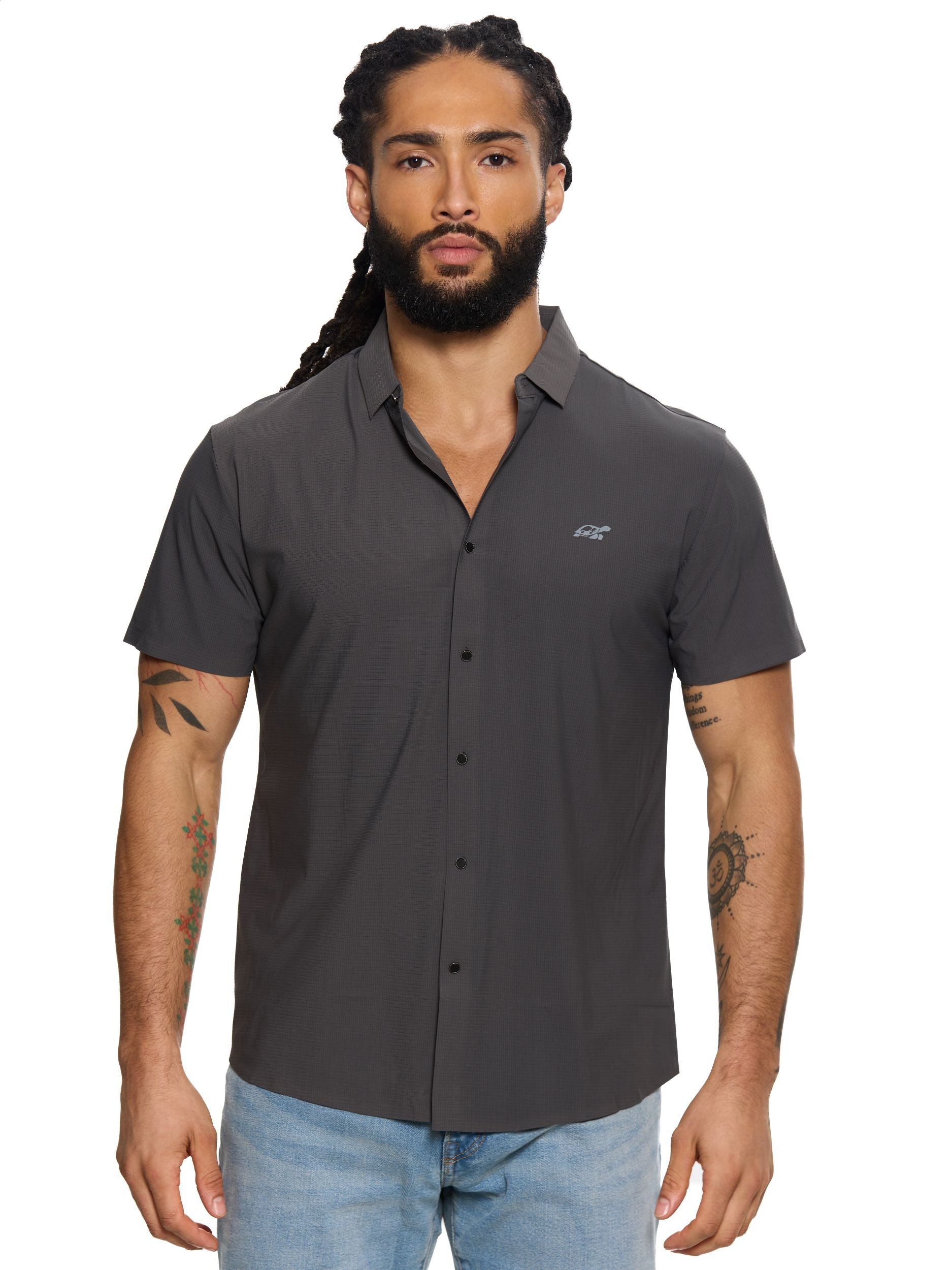 T&3s AeroFlex Performance Stretch Shirt – Light Green