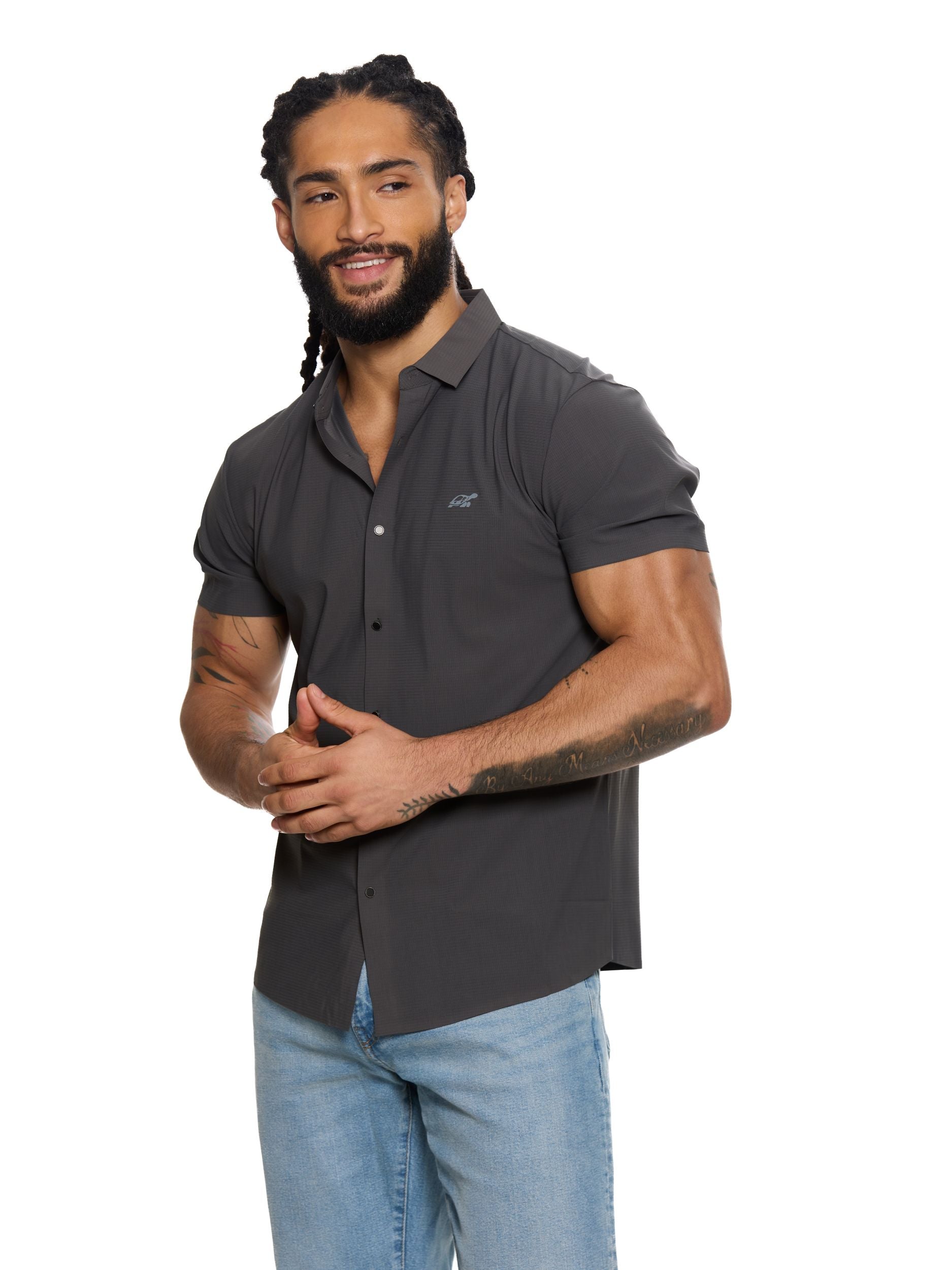 T&3s AeroFlex Performance Stretch Shirt – Light Green