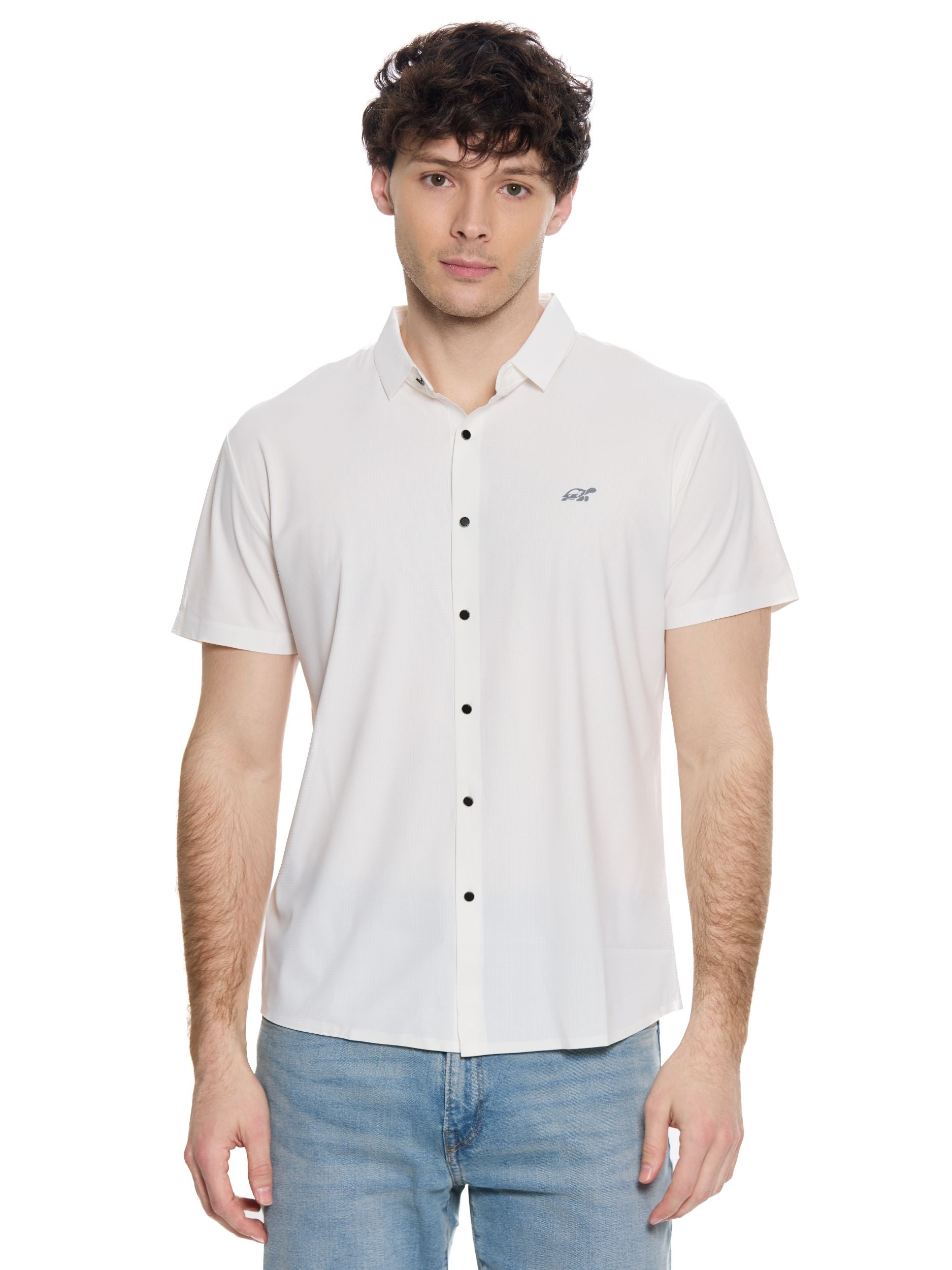 T&3s AeroFlex Performance Stretch Shirt – White