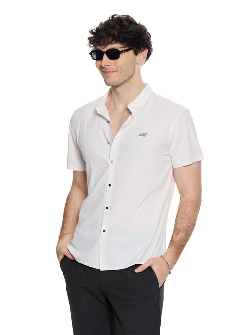 T&3s AeroFlex Performance Stretch Shirt – White