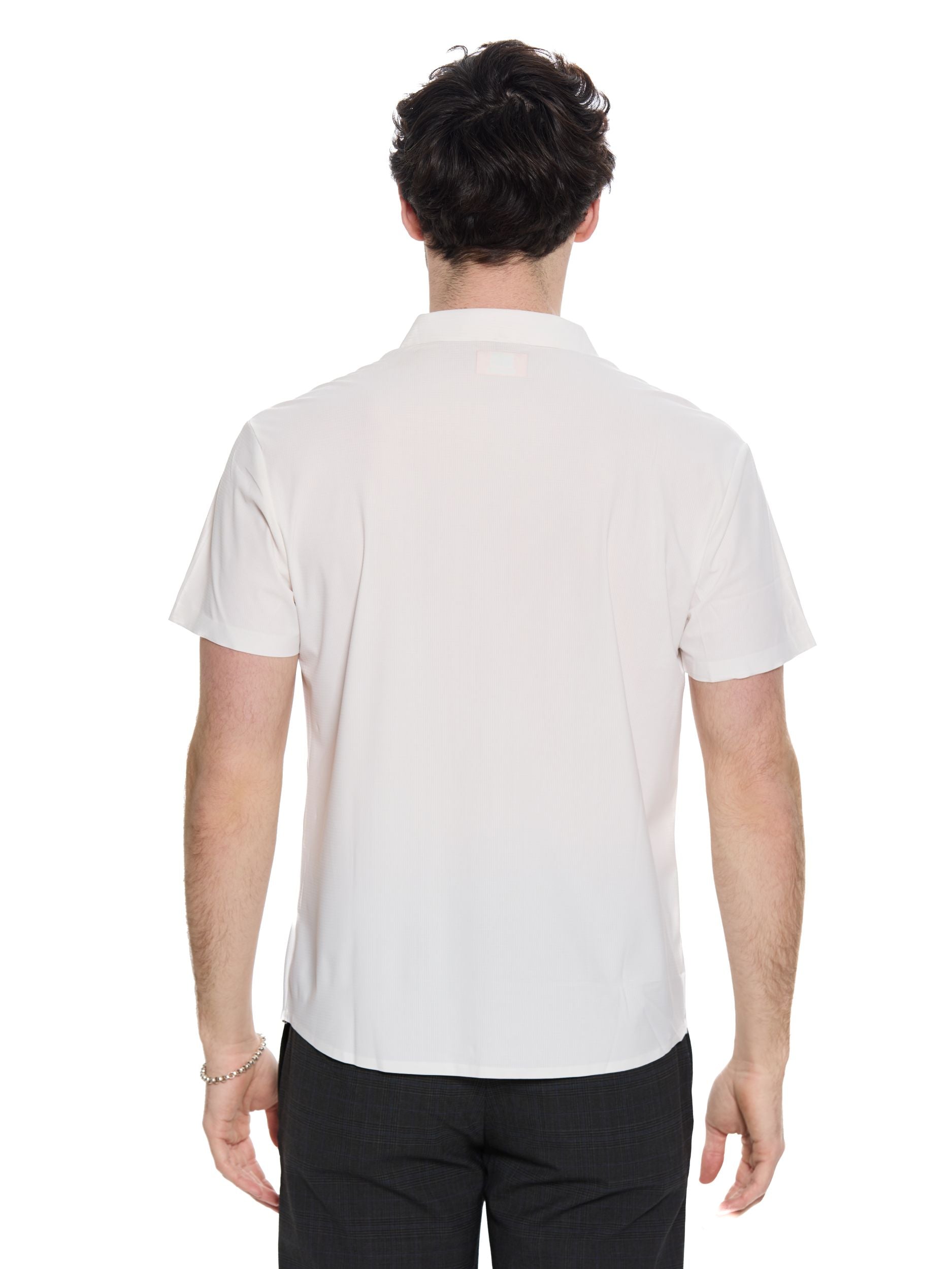 T&3s AeroFlex Performance Stretch Shirt – White
