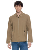 T&3s AeroFlex Performance Zip Jacket - Khaki Brown
