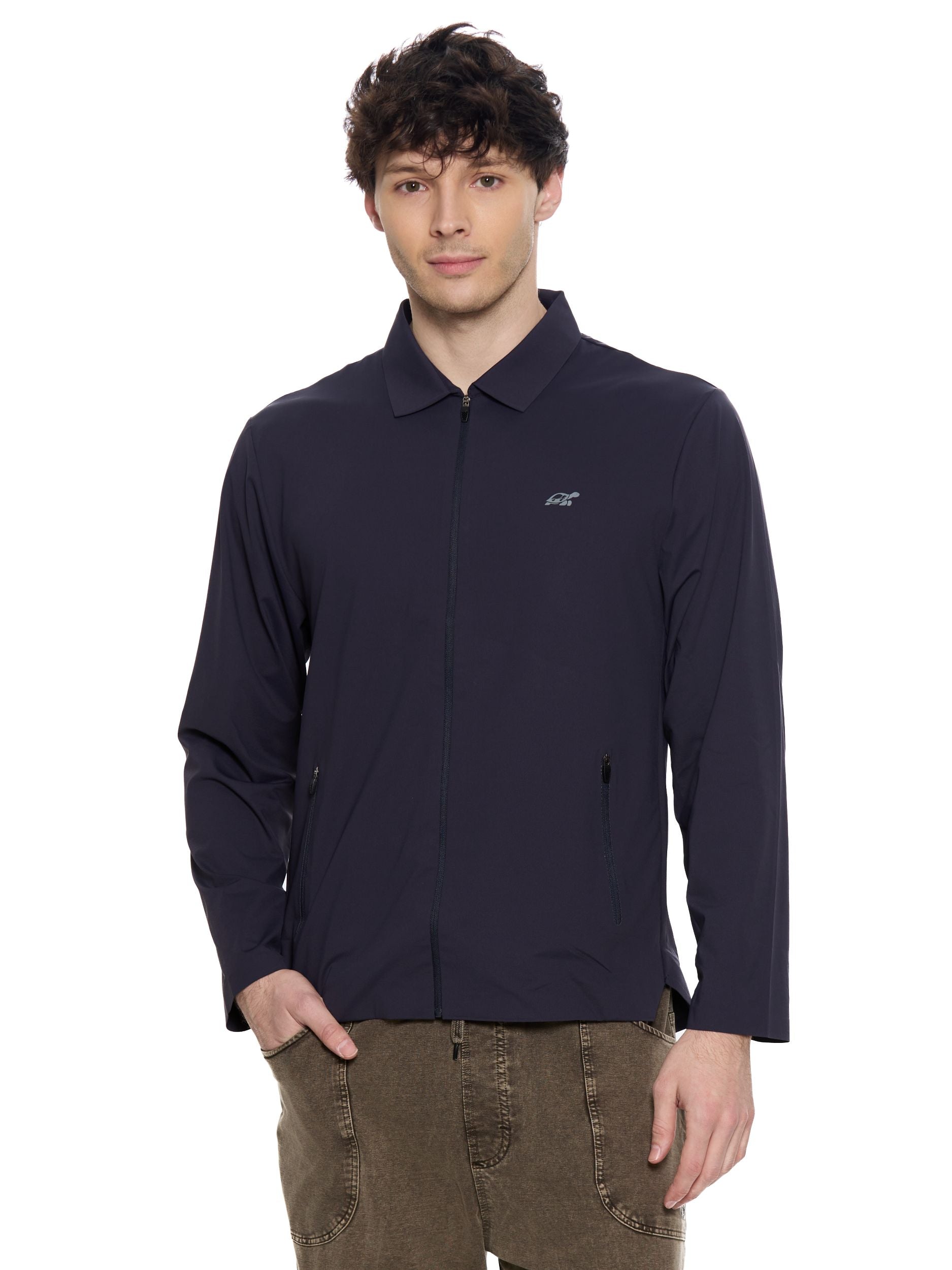 T&3s AeroFlex Performance Zip Jacket - Very Dark Navy