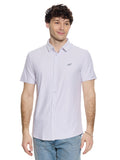 T&3s AeroFlex Pinstripe Performance Shirt - White