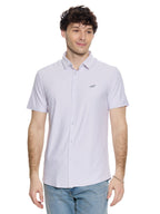 T&3s AeroFlex Pinstripe Performance Shirt - White