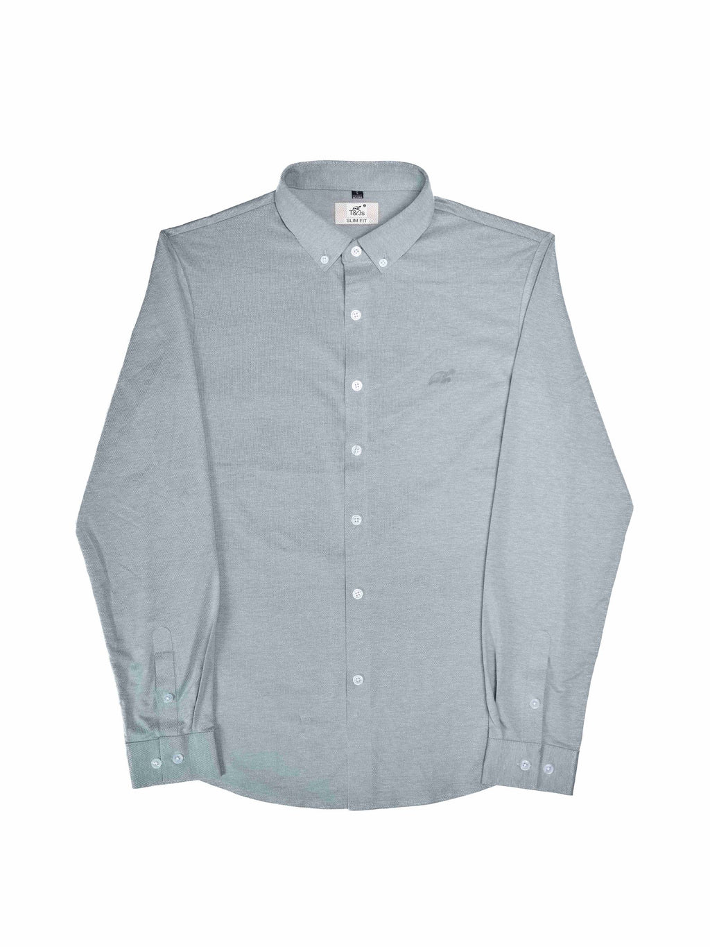 T&3s AeroFlex Sky Stretch Dress Shirt - Heather Grey