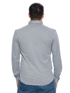 T&3s AeroFlex Sky Stretch Dress Shirt - Heather Grey