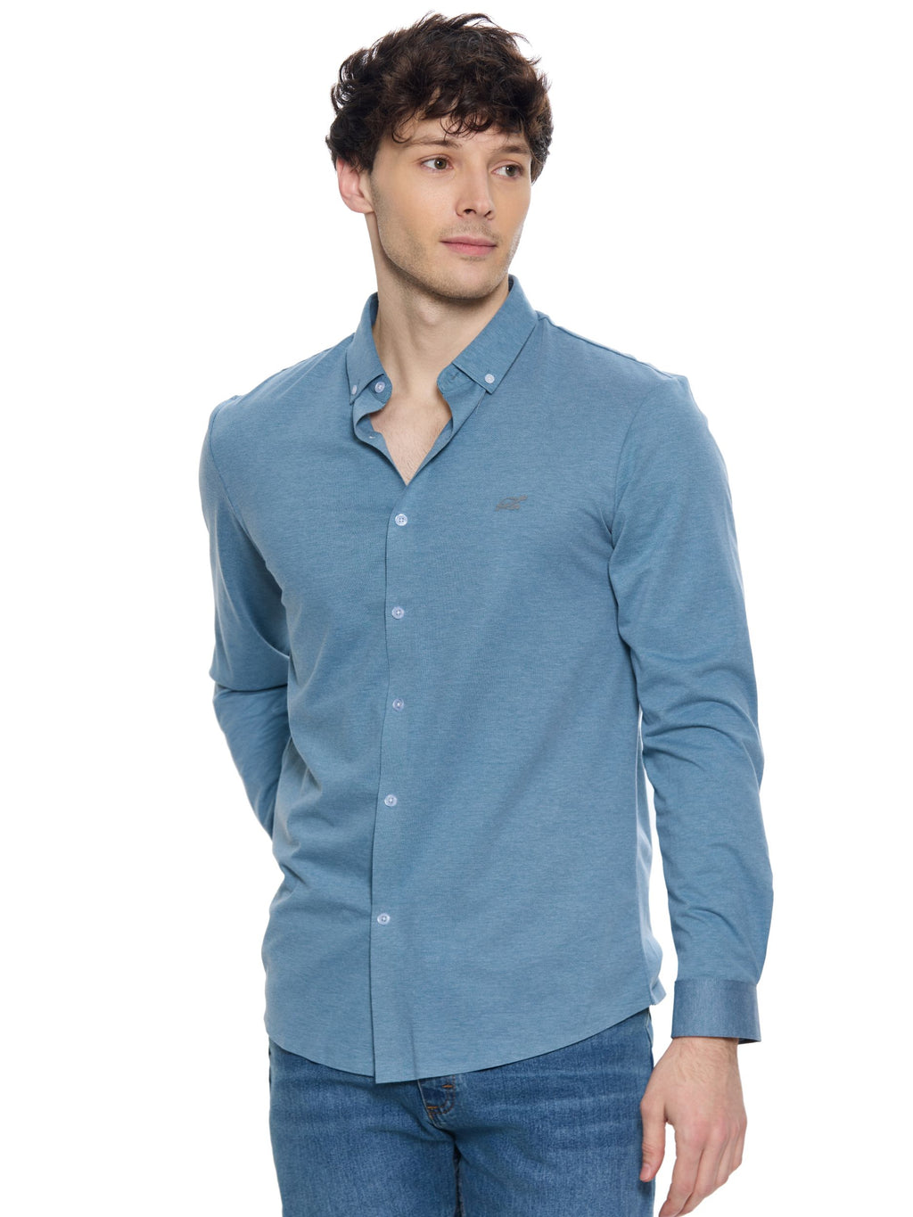T&3s AeroFlex Sky Stretch Dress Shirt - Sea foam Green