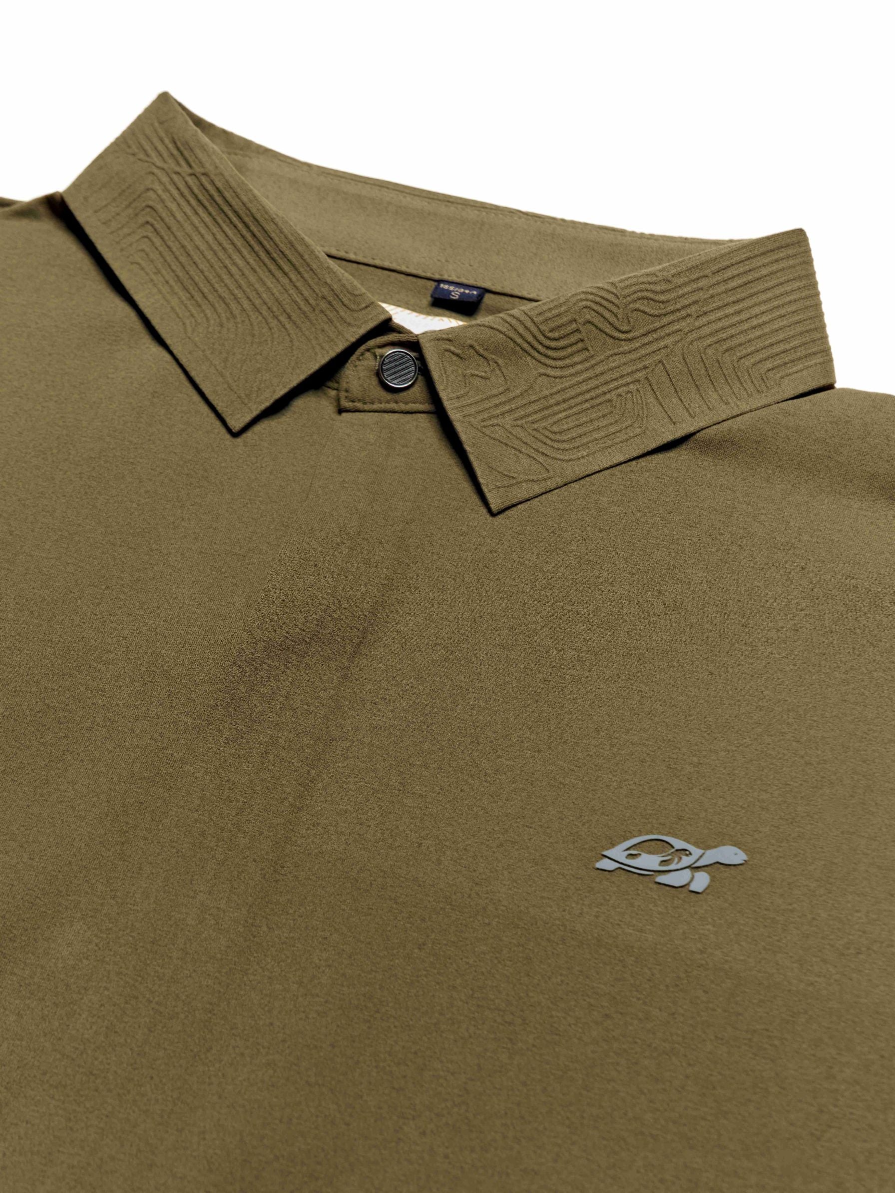 T&3s AeroFlex Zip Performance Shirt - Army Green