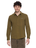 T&3s AeroFlex Zip Performance Shirt - Army Green