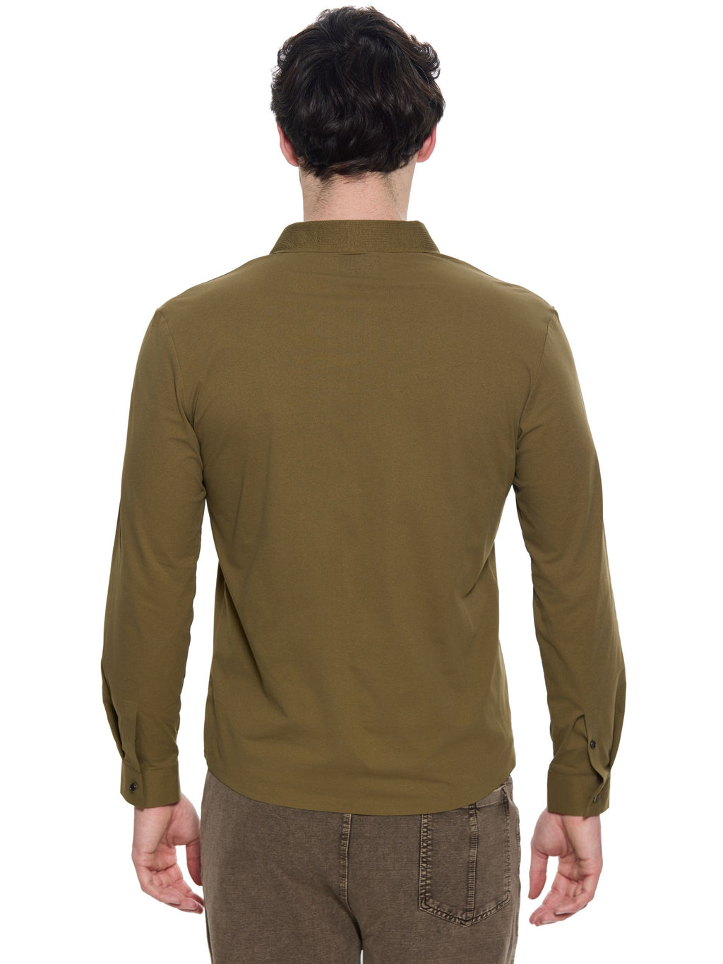 T&3s AeroFlex Zip Performance Shirt - Army Green
