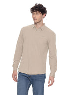 T&3s AeroFlex Zip Performance Shirt - Beige