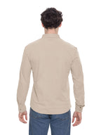T&3s AeroFlex Zip Performance Shirt - Beige