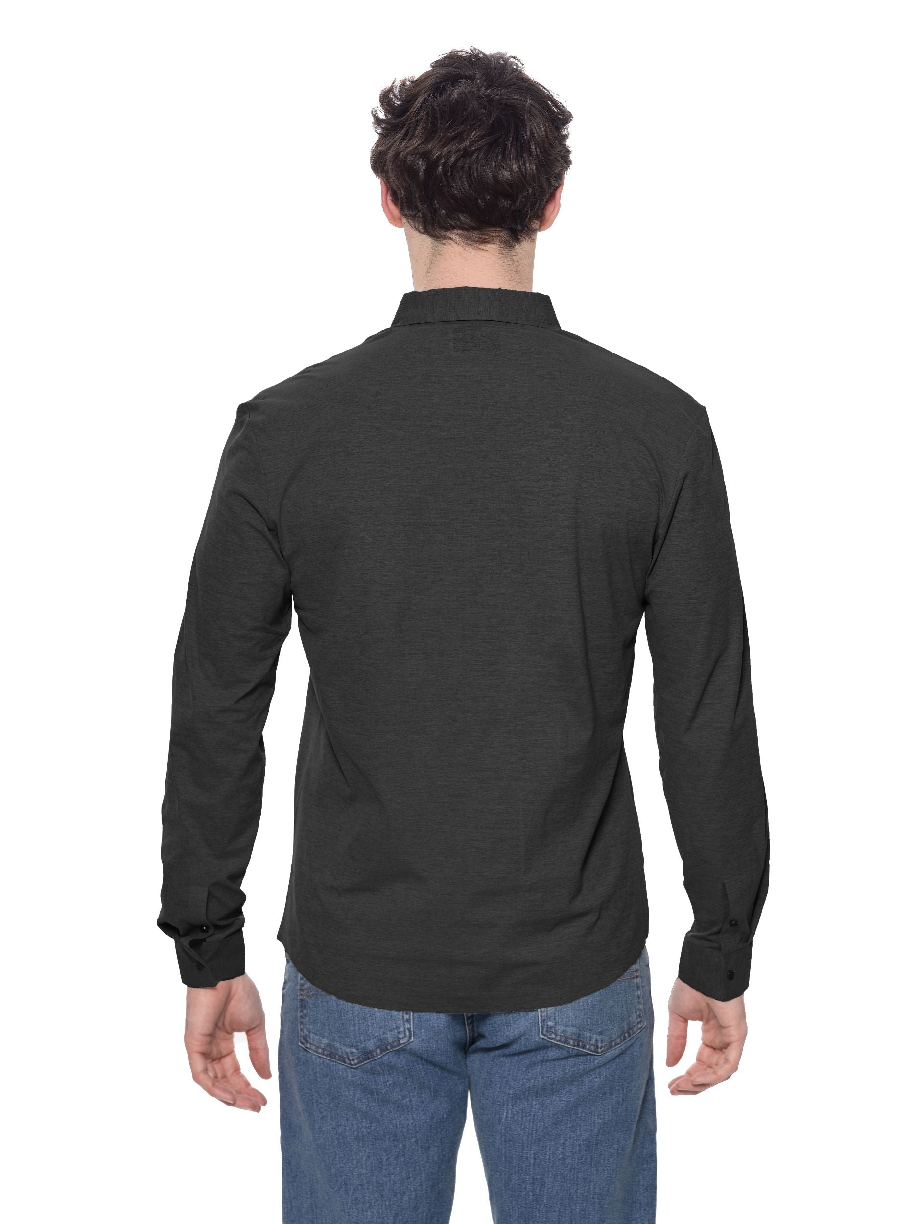 T&3s AeroFlex Zip Performance Shirt - Graphite