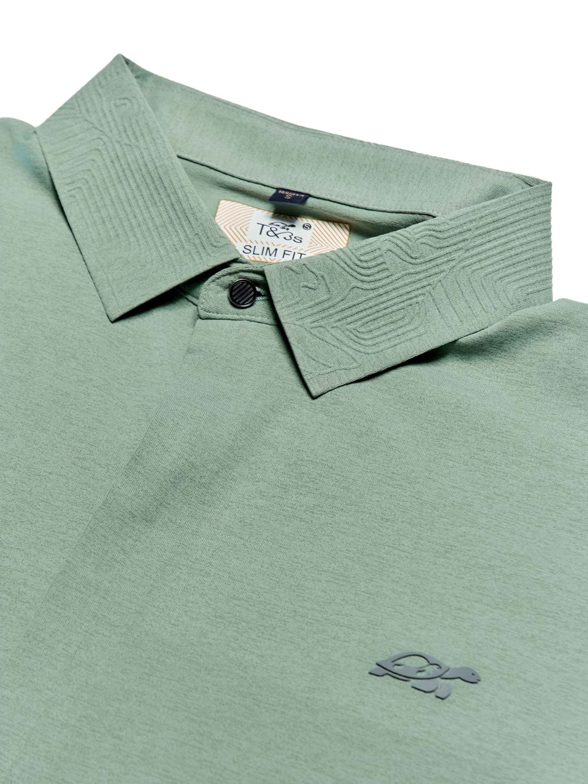 T&3s AeroFlex Zip Performance Shirt - Mint Sage