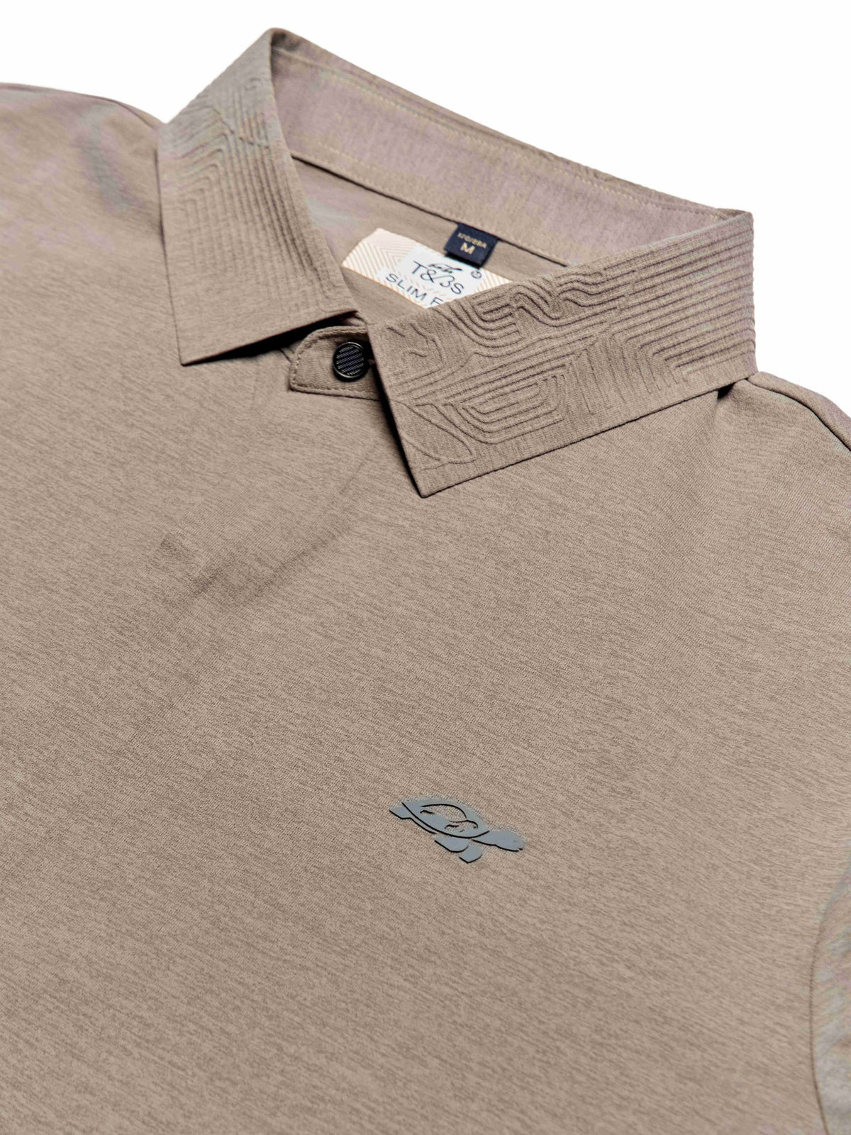 T&3s AeroFlex Zip Performance Shirt - Taupe ( Dark TAN )