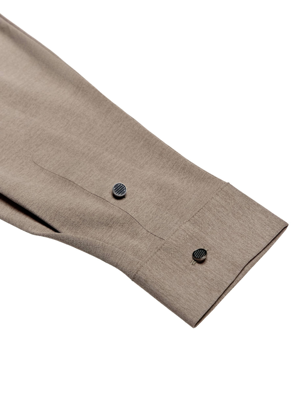 T&3s AeroFlex Zip Performance Shirt - Taupe ( Dark TAN )