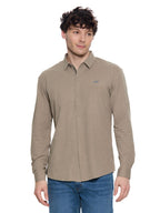 T&3s AeroFlex Zip Performance Shirt - Taupe ( Dark TAN )