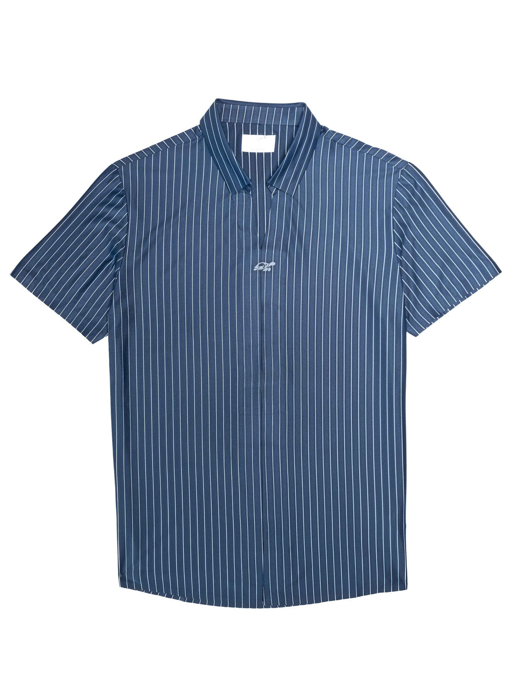 T&3s AeroStripe Premium Stretch Golf & Casual Polo - Blue