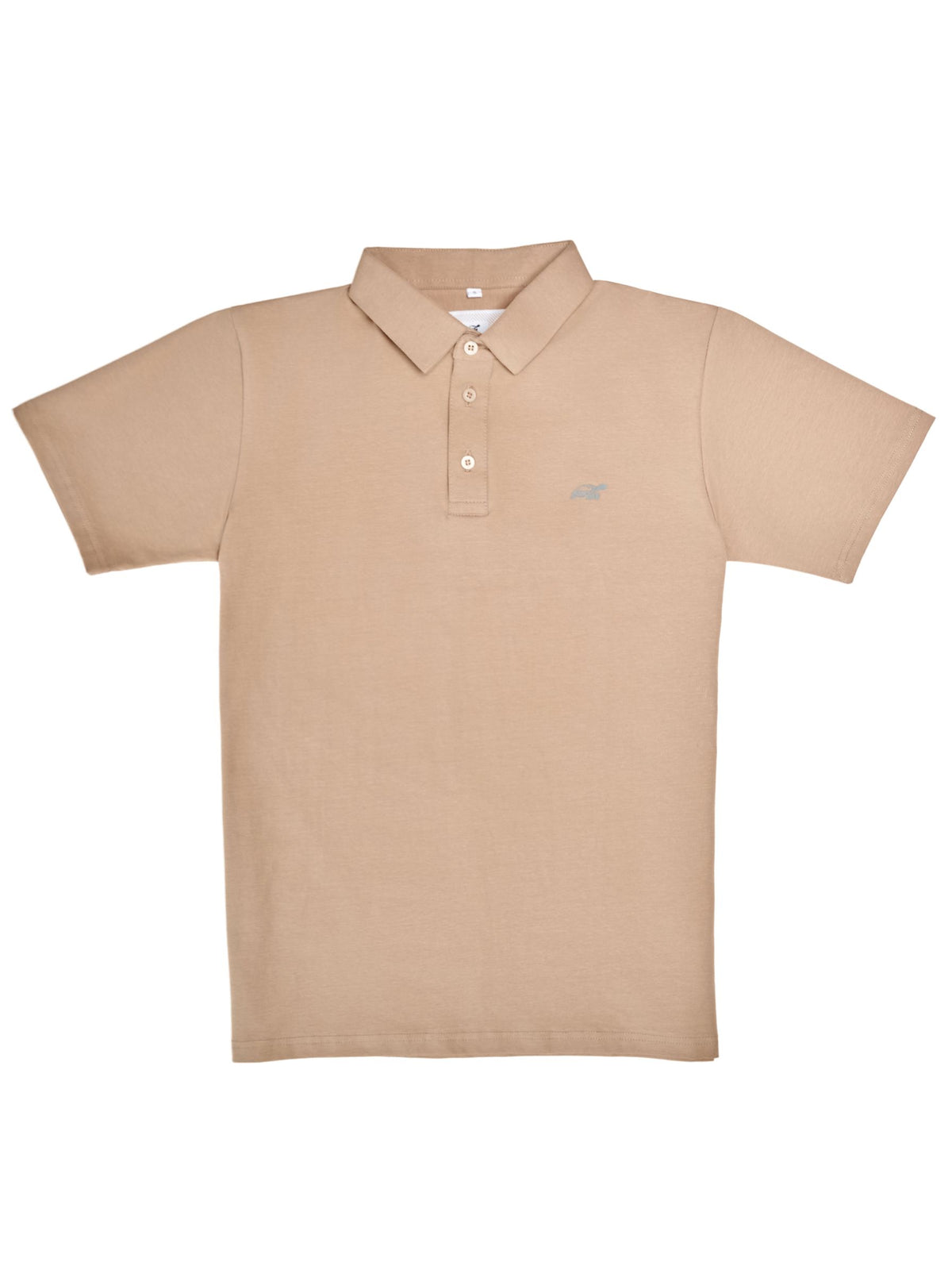 T&3s Cotton Polo – Water-Repellent Performance Polo T- Shirt -  Beige