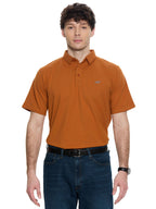 T&3s Cotton Polo – Water-Repellent Performance Polo T- Shirt -  Copper