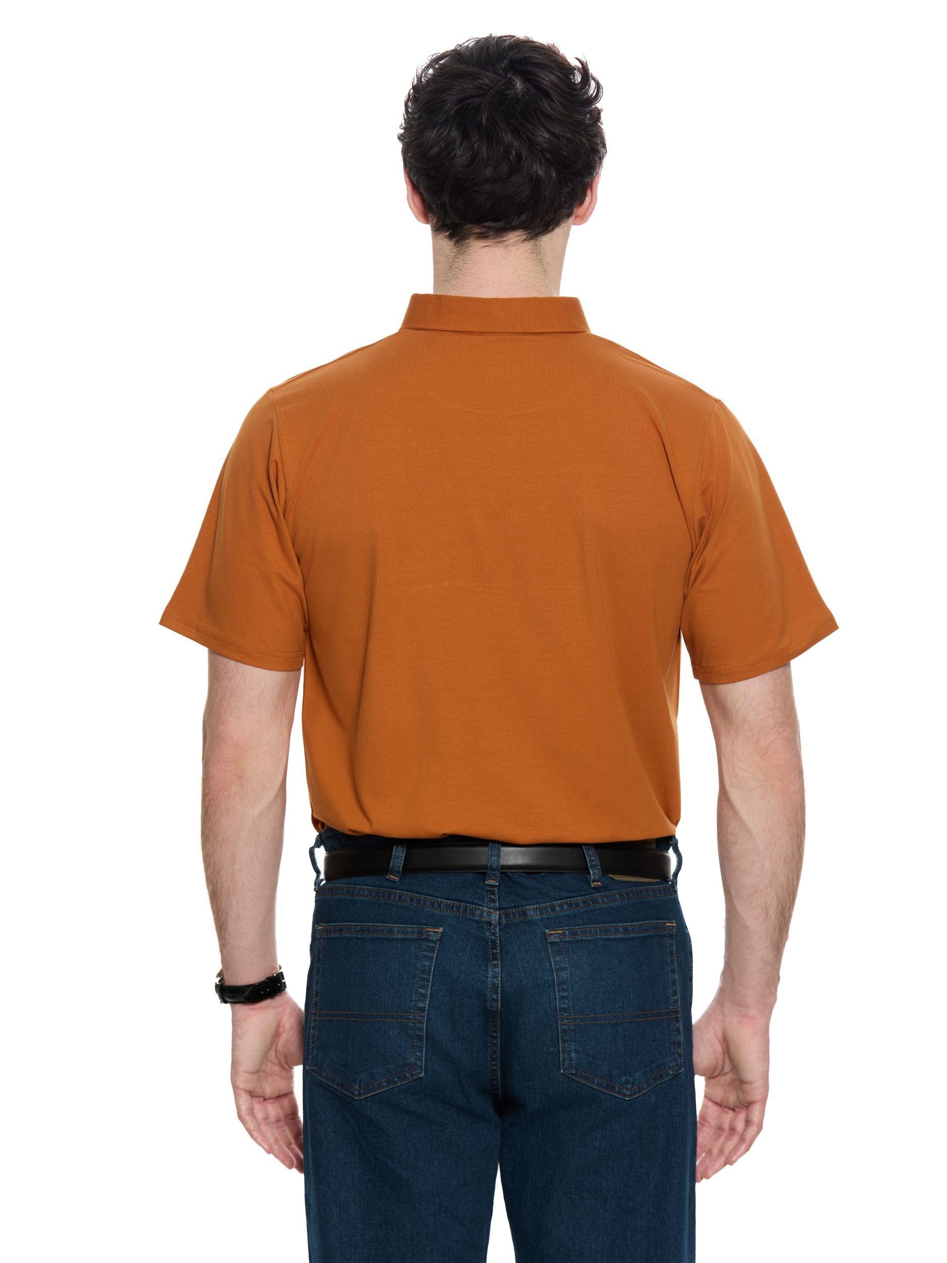 T&3s Cotton Polo – Water-Repellent Performance Polo T- Shirt -  Copper