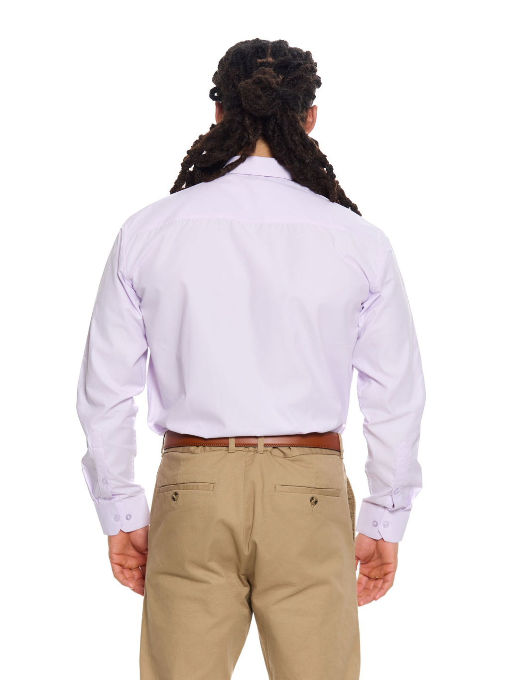 T&3s Essential Button-Down shirt- Lavender