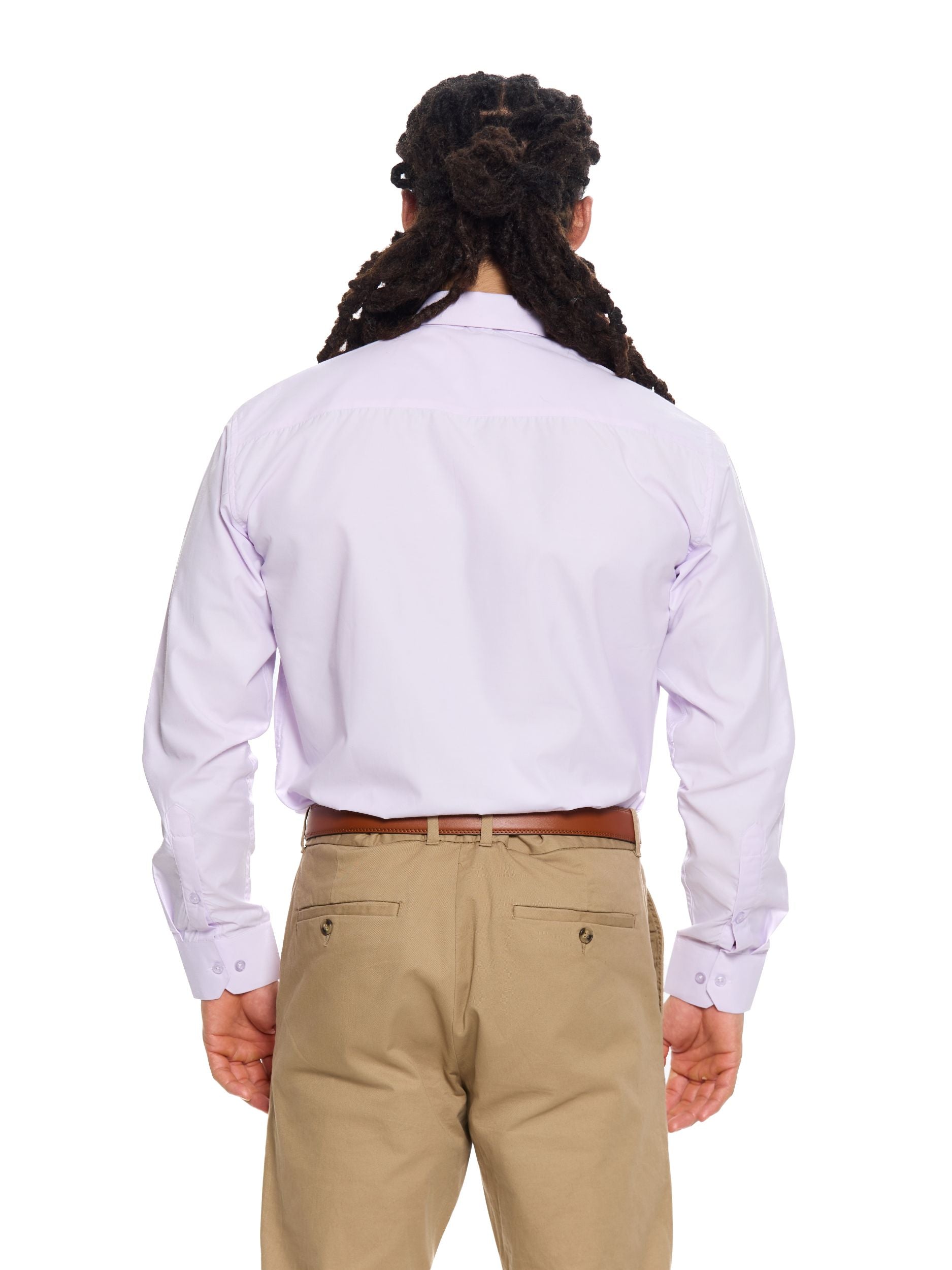 T&3s Essential Button-Down shirt- Lavender