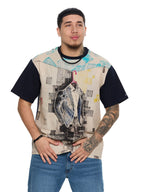 T&3s Graphic T-Shirt – Handcrafted String Embroidery - Hanging Gentlemen
