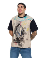 T&3s Graphic T-Shirt – Handcrafted String Embroidery - Hanging Gentlemen