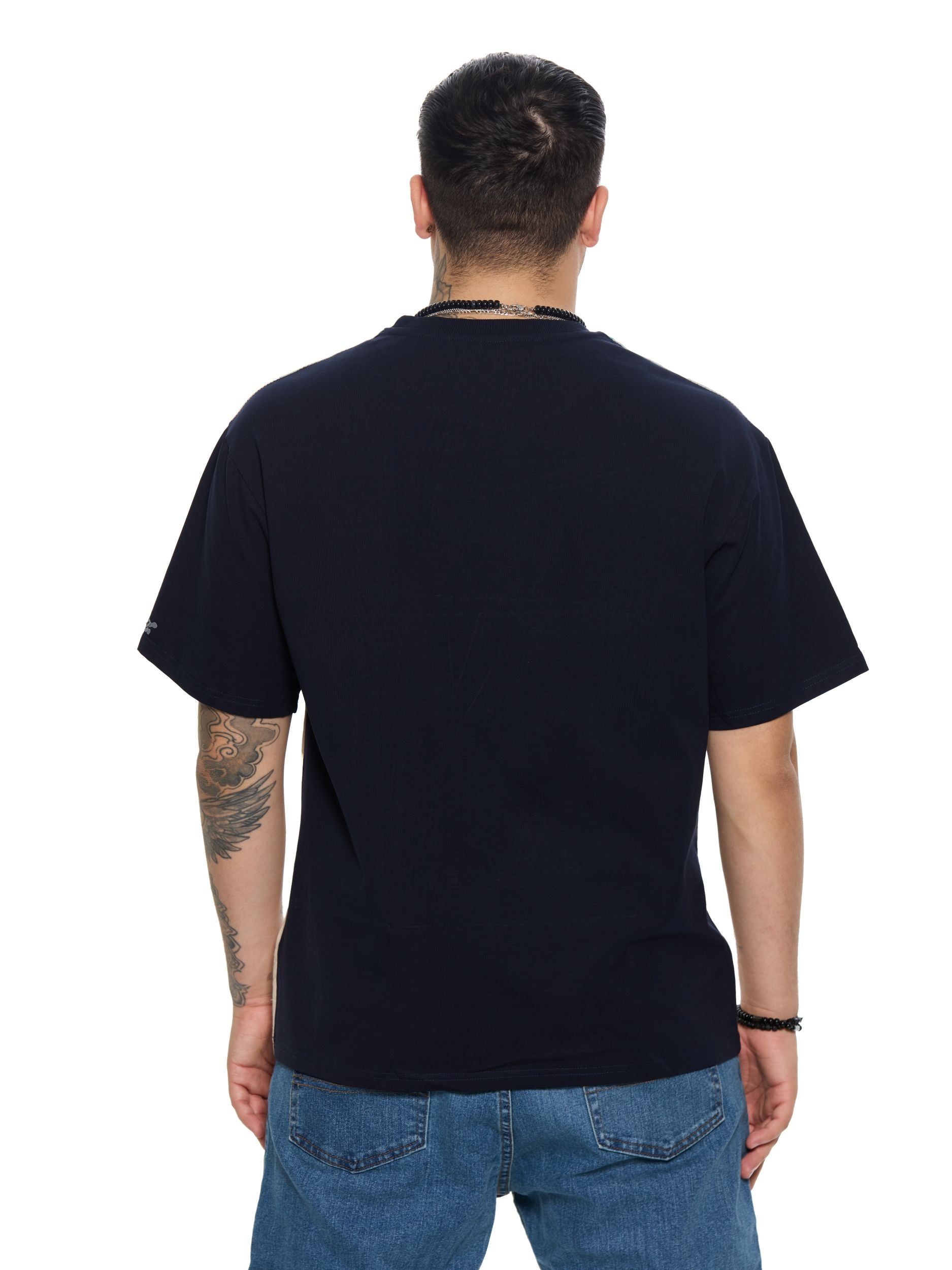 T&3s Graphic T-Shirt – Handcrafted String Embroidery - Hanging Gentlemen