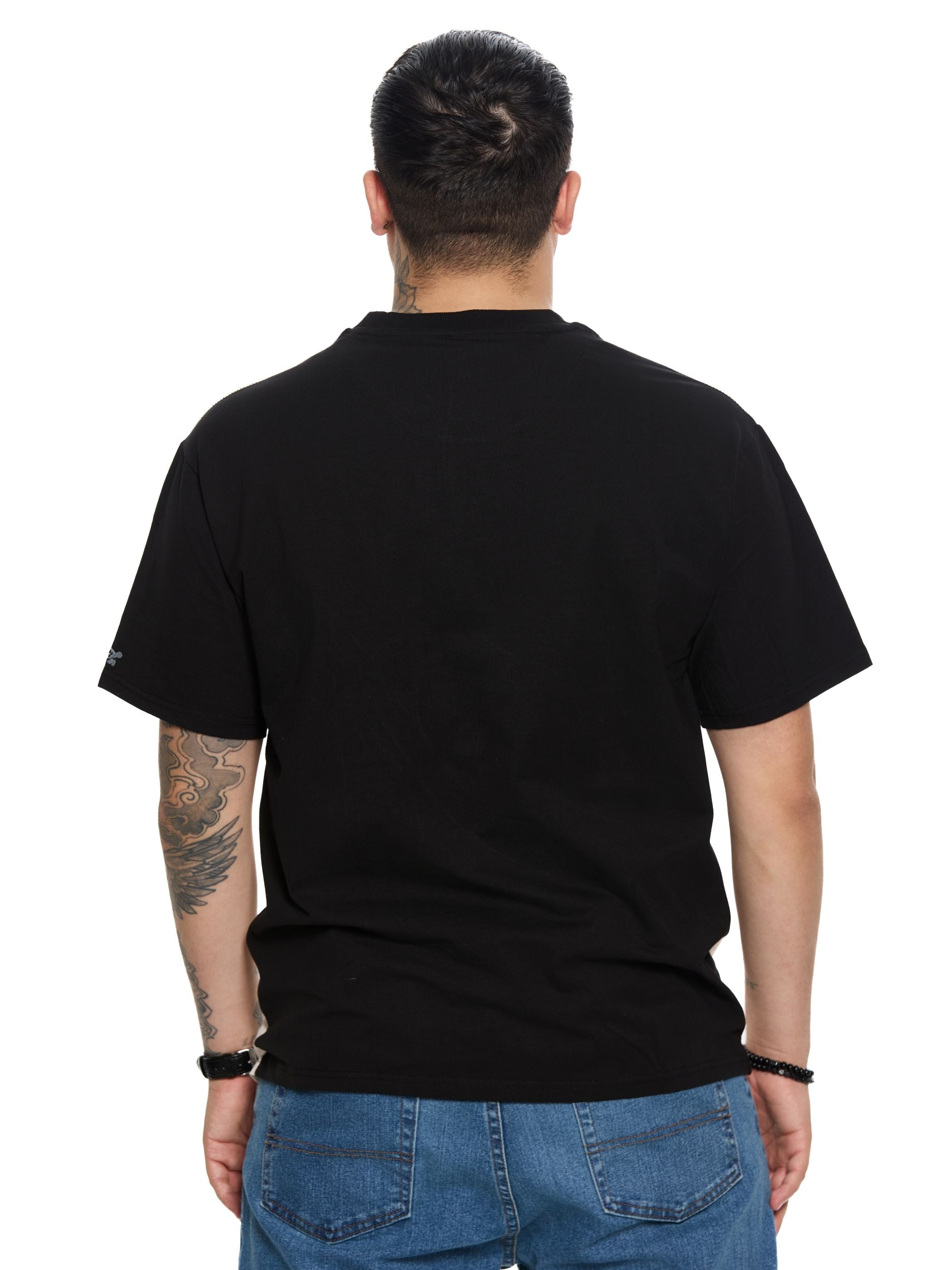 T&3s Graphic T-Shirt – Handcrafted String Embroidery - Turtle