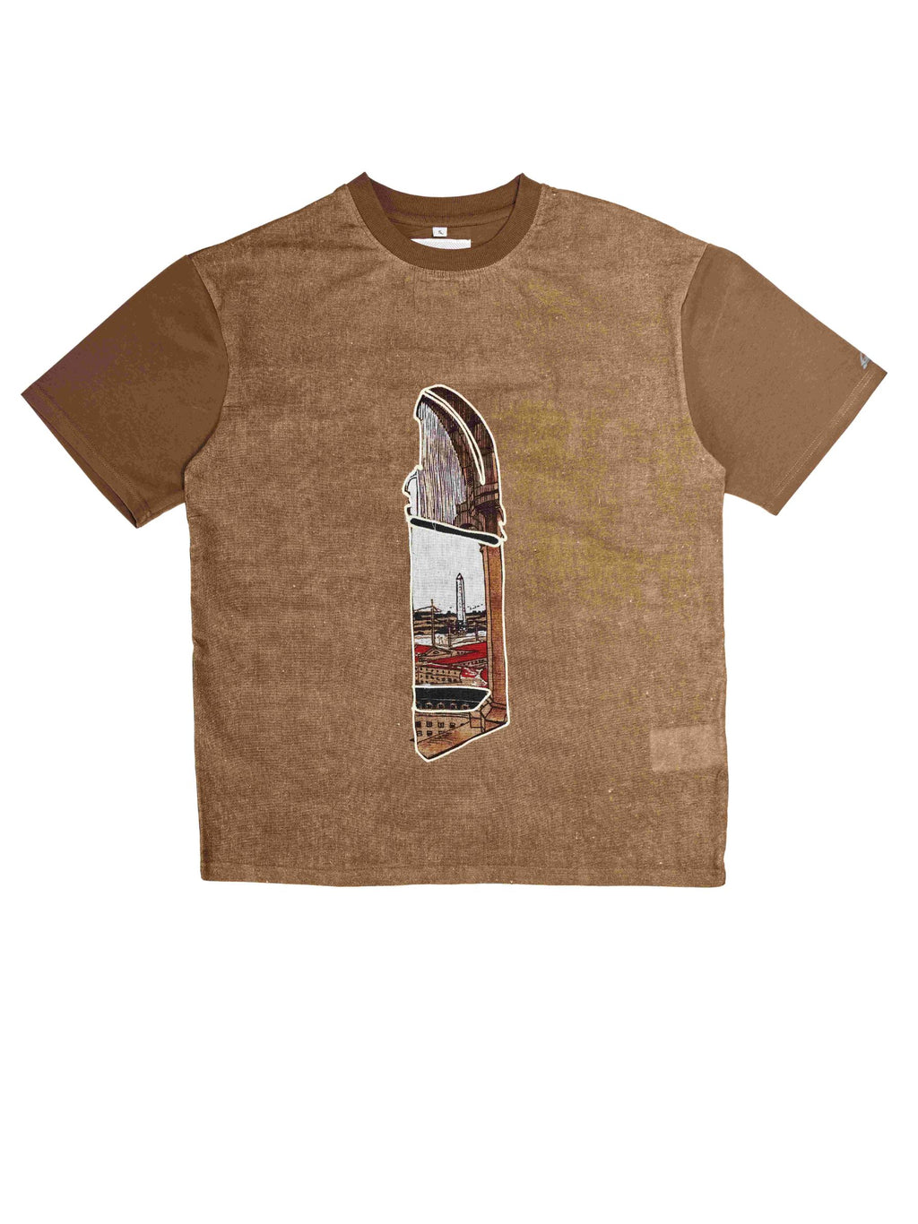 T&3s Graphic T-Shirt – Handcrafted String Embroidery - Urban Monument