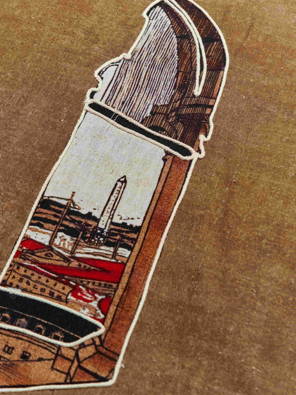 T&3s Graphic T-Shirt – Handcrafted String Embroidery - Urban Monument