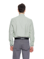 T&3s Grid Performance Shirt - Sage Green