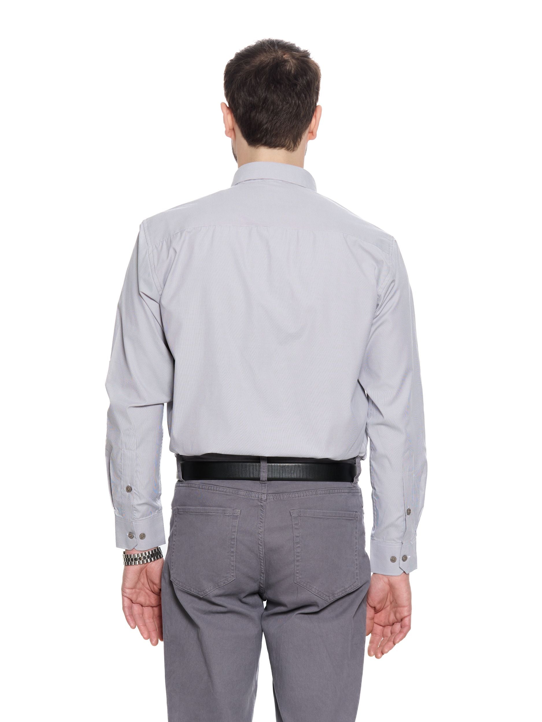 T&3s Grid Performance Shirt - Storm Cloud
