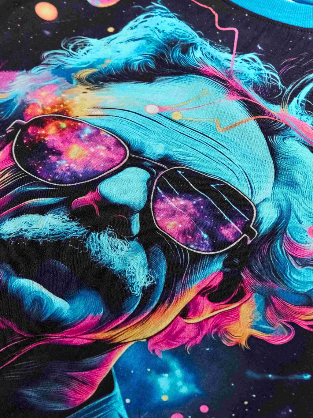 T&3s Rebel Toon Graphic Cotton T-Shirt - Holi Einstein