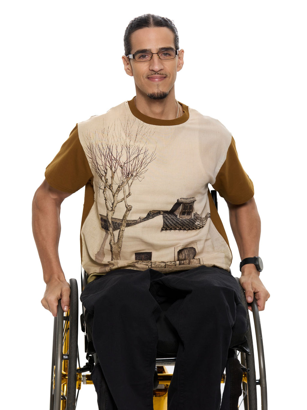 T&3s Rebel Toon Graphic Cotton T-Shirt - Shadow in Peace by Ismail Hasimoglu