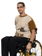 T&3s Rebel Toon Graphic Cotton T-Shirt - Shadow in Peace by Ismail Hasimoglu