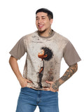 T&3s Rebel Toon Graphic Cotton T-Shirt - Thinker