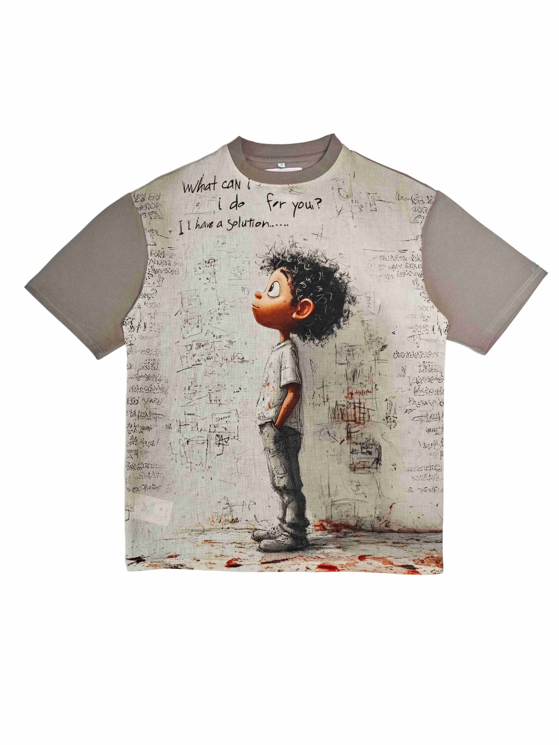 T&3s Rebel Toon Graphic Cotton T-Shirt - Thinker