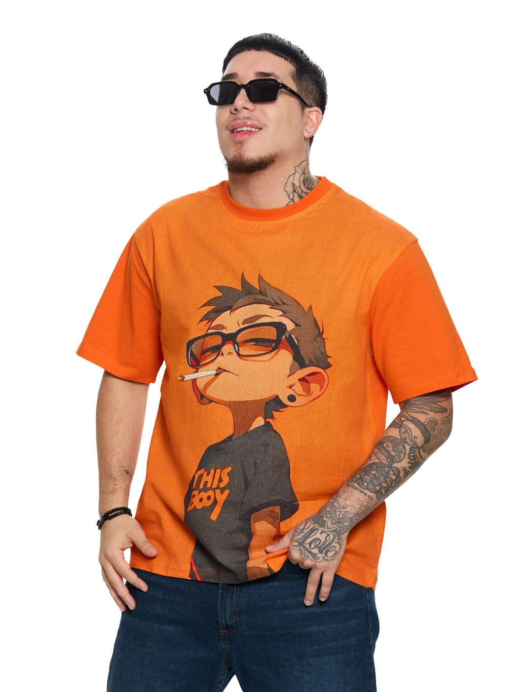 T&3s Rebel Toon Graphic Cotton T-Shirt - This Booy
