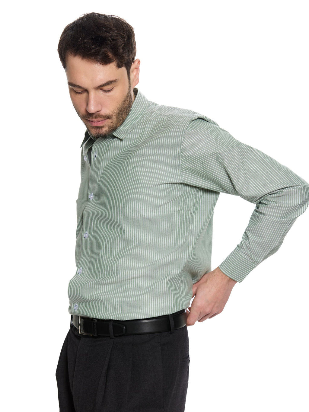 T&3s Riviera Stripe - Dark Green