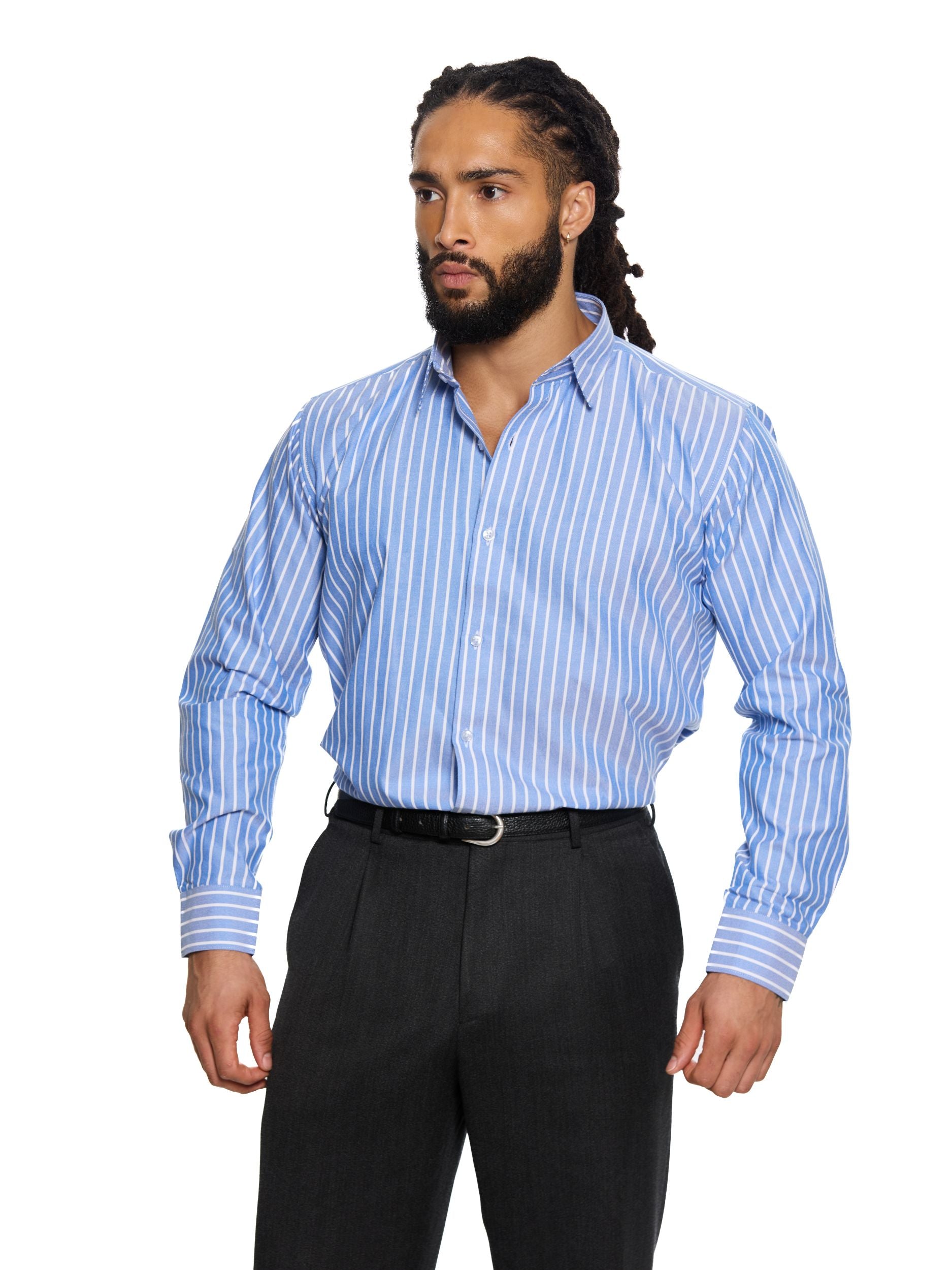 T&3s Riviera Stripe - Light Blue