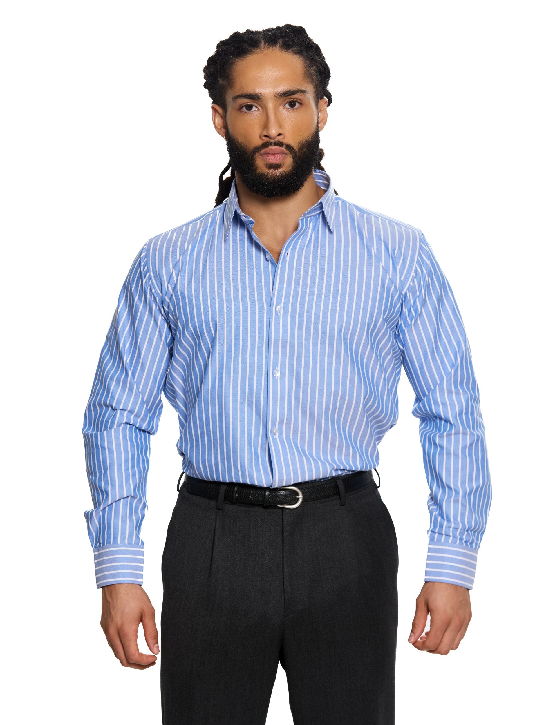 T&3s Riviera Stripe - Light Blue