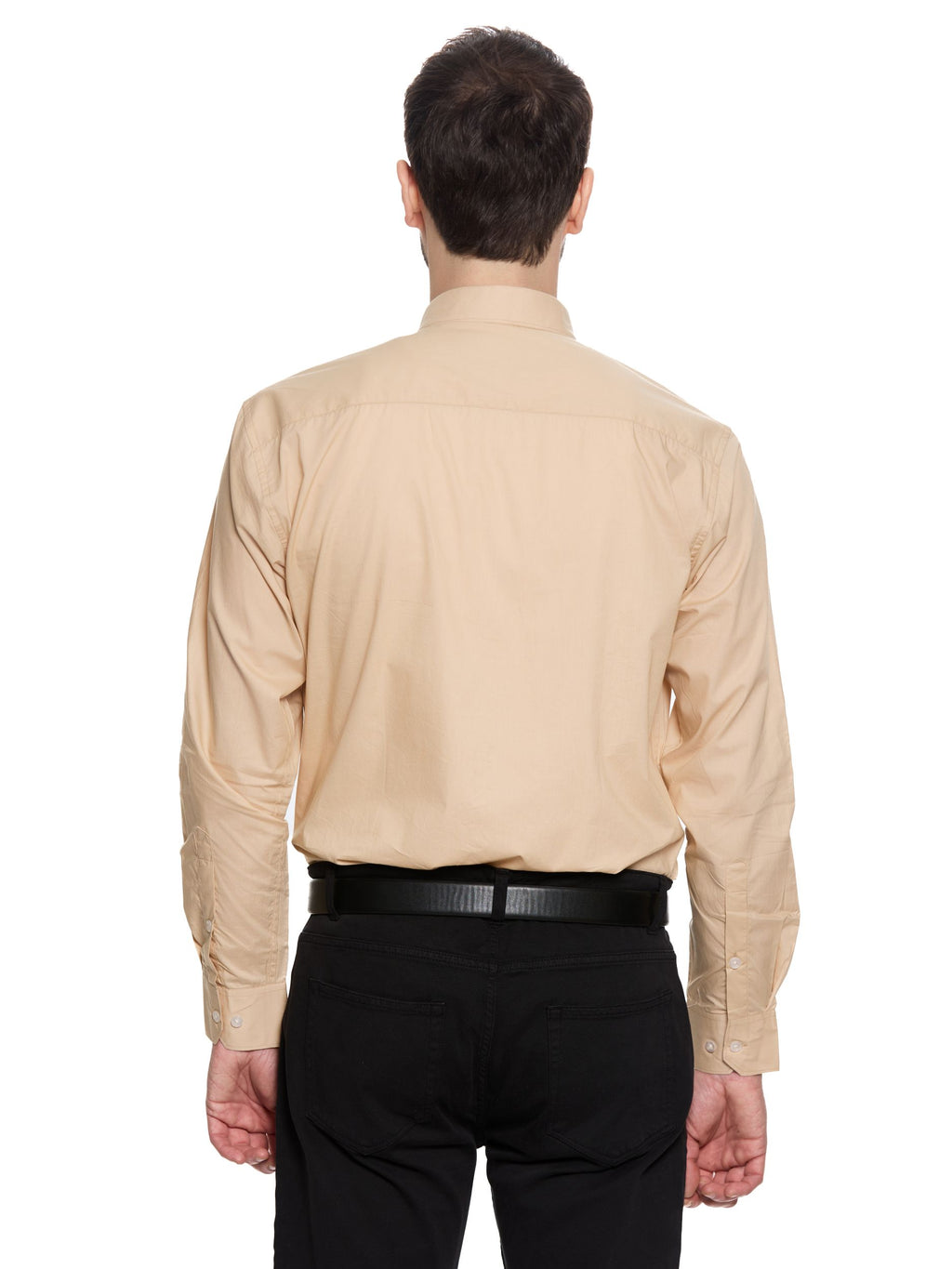     T&3s Signature Cotton Shirt- Dark Cream